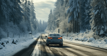 Stages in Leadership Driving on a snowy road